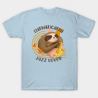 Slothisticated Jazz Lover T-Shirt